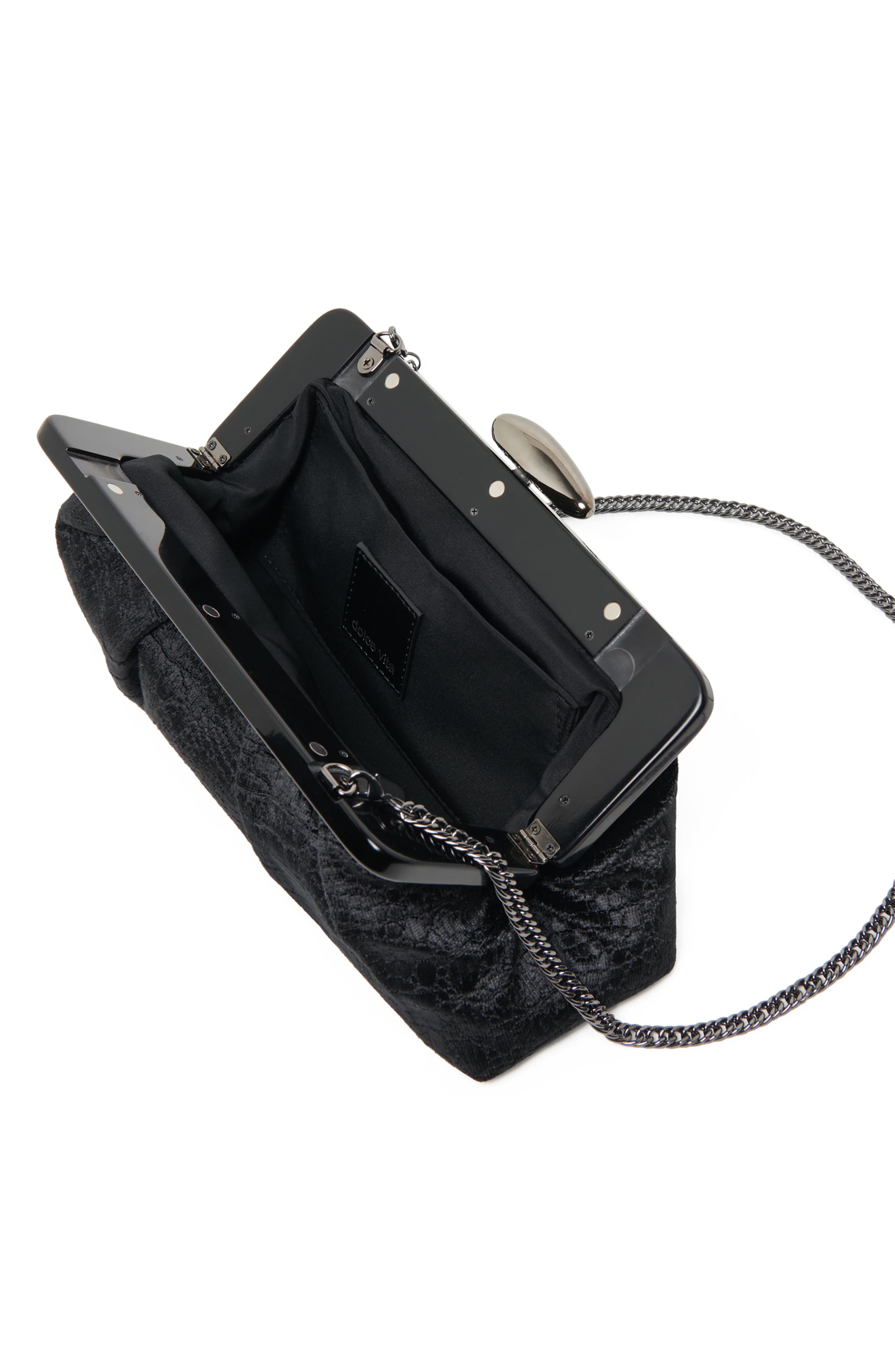 Dolce Vita Danny Velvet Clutch, Alternate, color, 