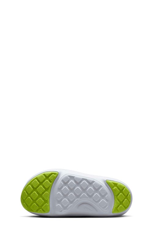 Nike Kids' Aquaswoosh Water Friendly Clog In White/pure Platinum/volt