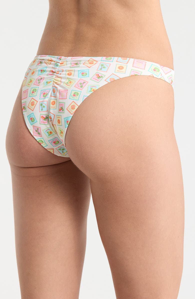 Dippin Daisys Rosette Bikini Bottoms, Alternate, color, Collecting Stamps