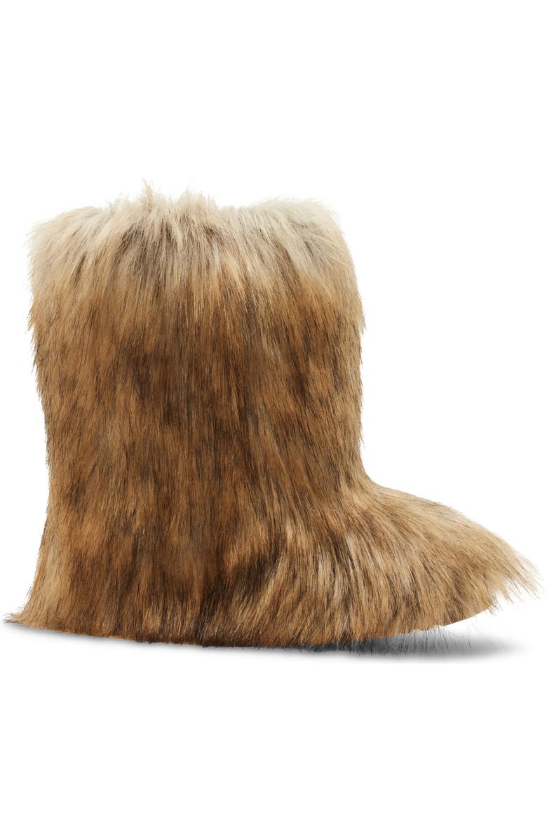 Steve Madden Beastie Faux Fur Bootie, Alternate, color,