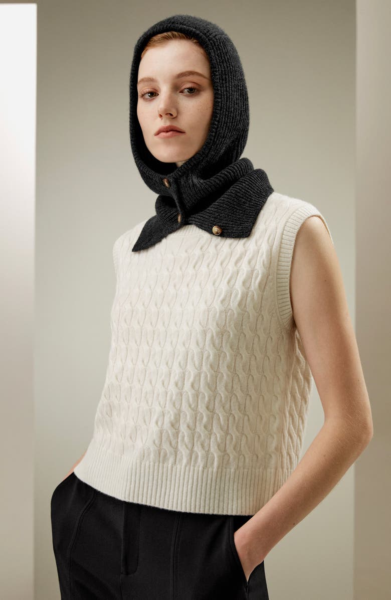 Lilysilk Cashmere Balaclava, Alternate, color, 