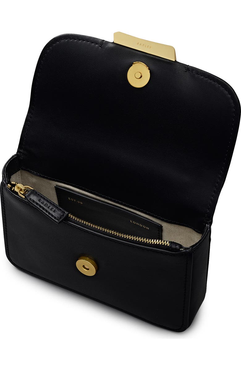 Radley The Belsize Mini Flapover Crossbody Bag, Alternate, color, Black