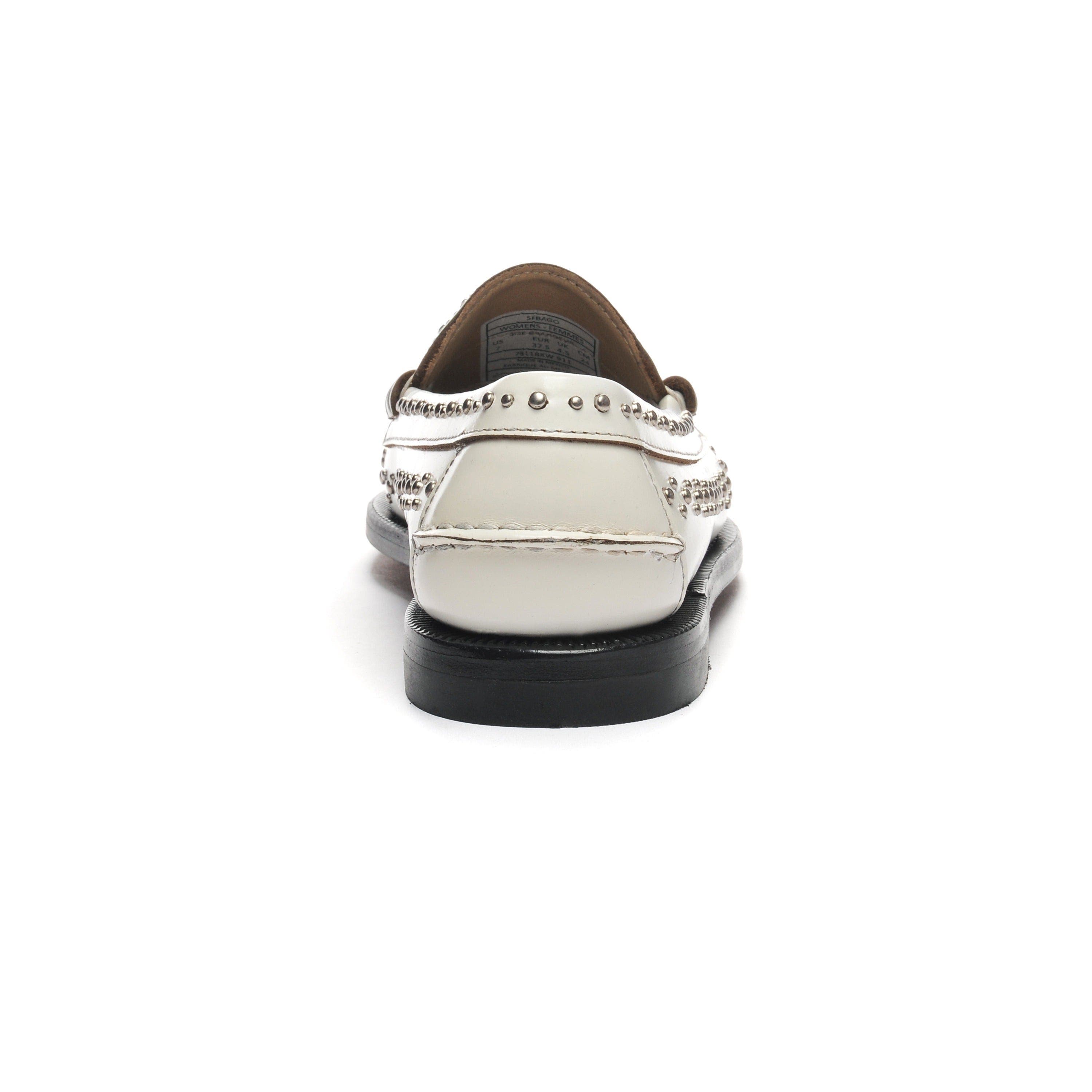 Sebago Dan Studs Loafer, Alternate, color, White