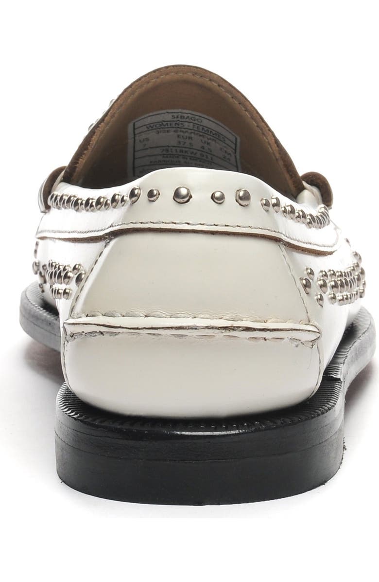 Sebago Dan Studs Loafer, Alternate, color, White