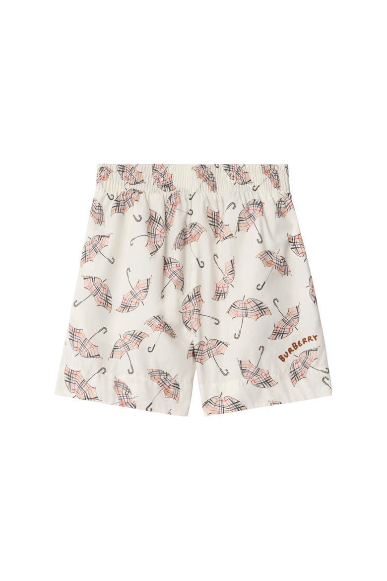 Umbrella Cotton Shorts, Main, color, Calico white