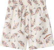 Burberry Umbrella Cotton Shorts