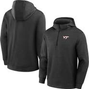 Nike Men's Nike Black Virginia Tech Hokies Coaches Dri-FIT Half-Zip Hoodie