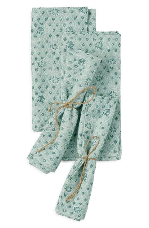 Coral Bell Print Napkins