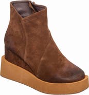ANTELOPE Suede Platform Wedge Boot