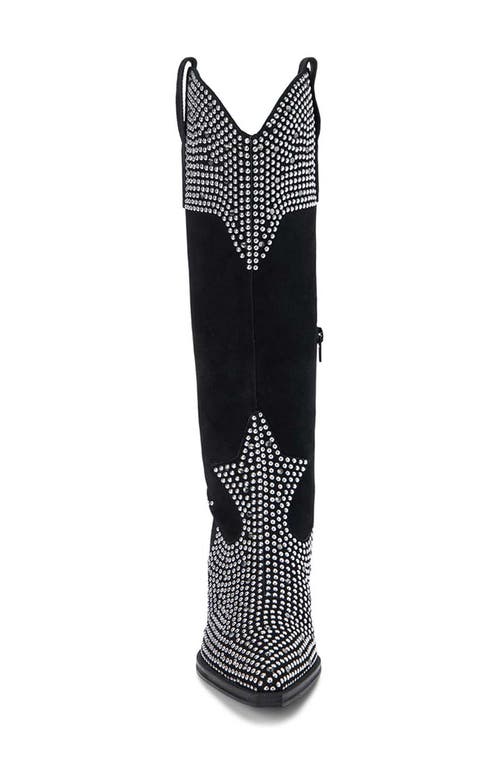 Matisse Dumplin Studded Western Boot In Black