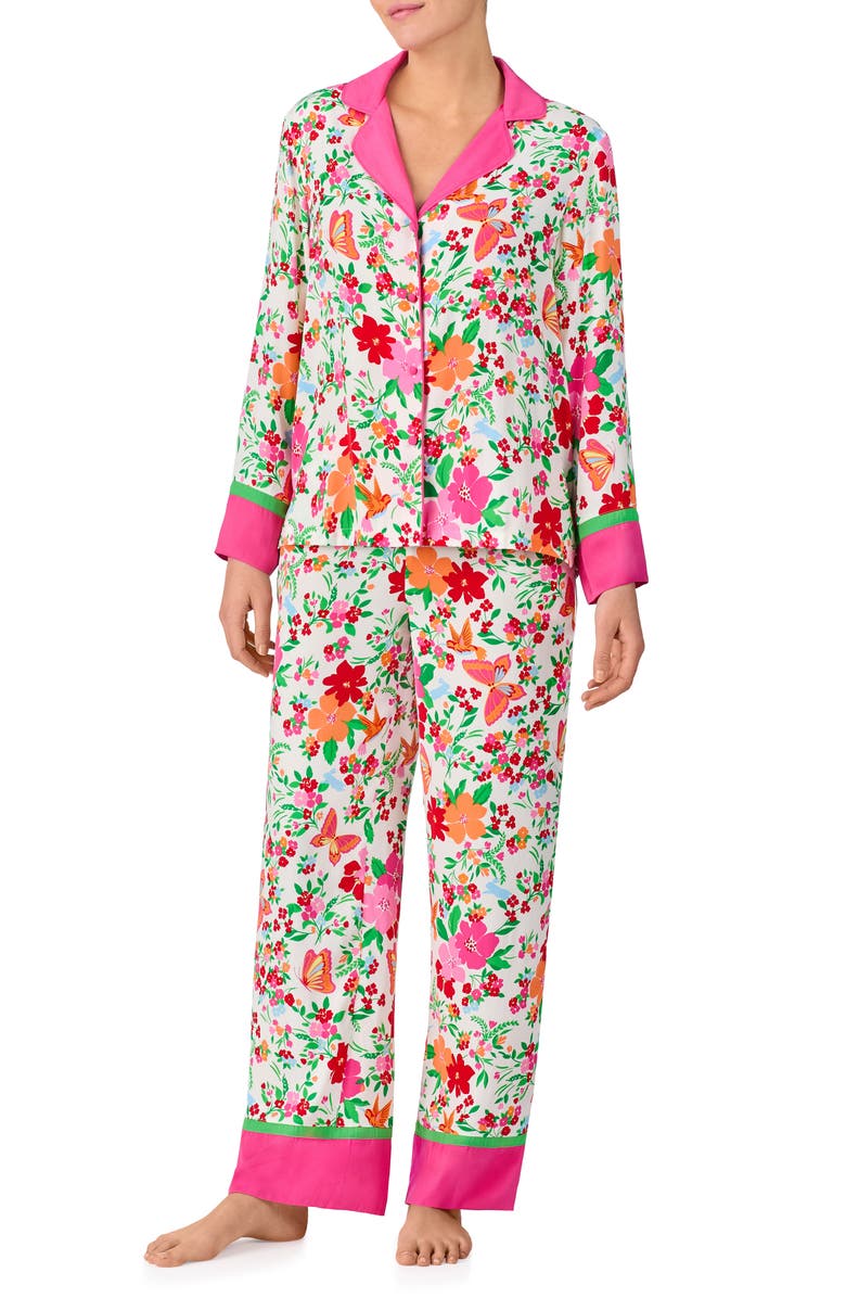 Kate Spade New York print pajamas, Main, color,