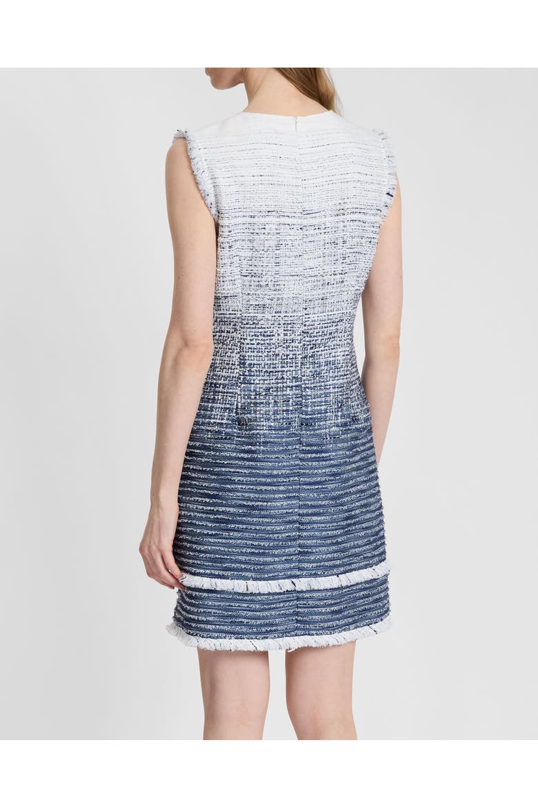 Aretha Sleeveless Shift Ombre Dress, Alternate, color, Blue Aura