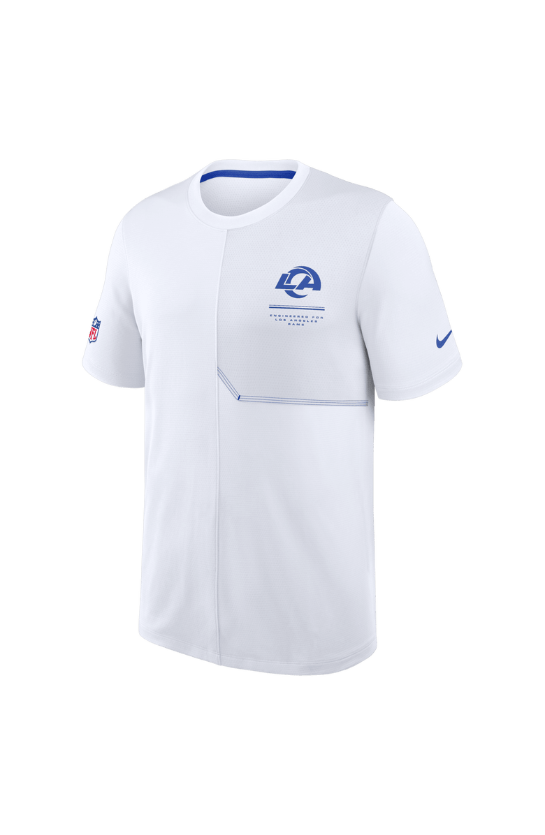 Nike Men's Nike White Los Angeles Rams Sideline UV Dri-FIT Coaches Shirt, Alternate, color, White