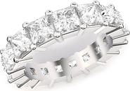 HauteCarat Lab Created Diamond Eternity Ring