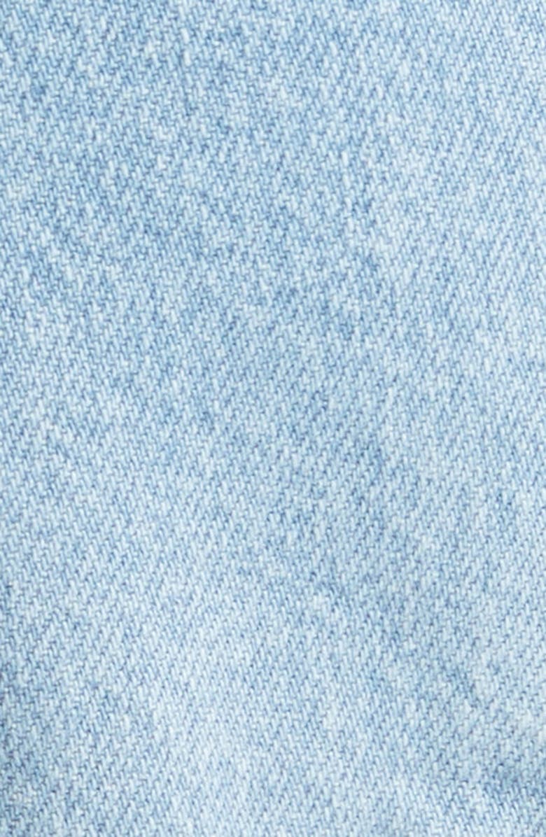 Coperni Spiral Straight Cut Jeans, Alternate, color, Blue Light Blue