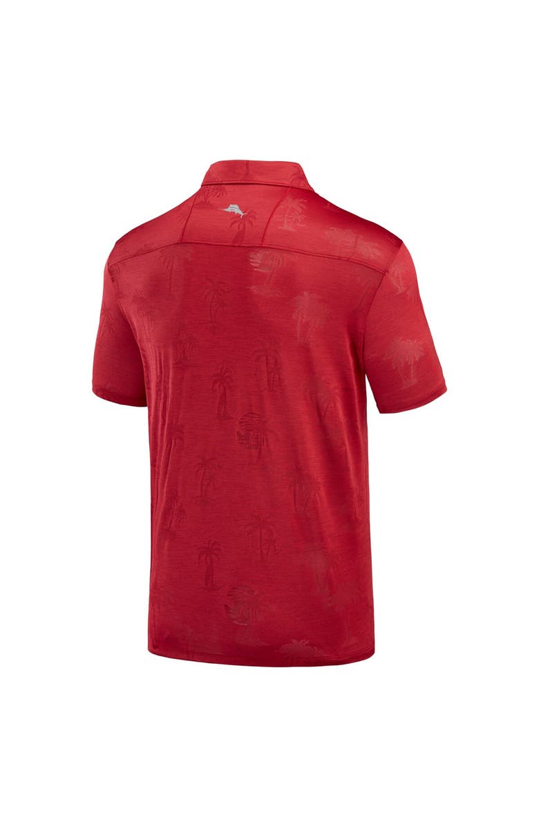 Tommy Bahama Men's Tommy Bahama Red Georgia Bulldogs Sport Palm Coast Palmera IslandZone Polo, Alternate, color,
