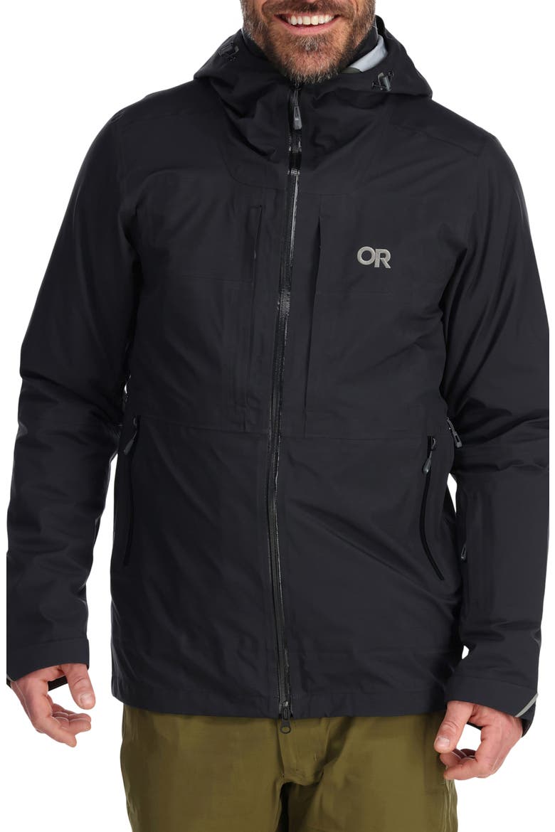 Carbide Pertex® Shield Waterproof Snow Jacket, Main, color, BLACK