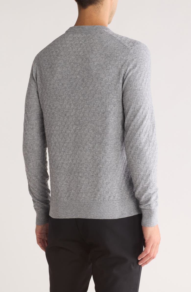 Ted Baker London Lounge 'T' Stitch Crewneck Sweater, Alternate, color, 