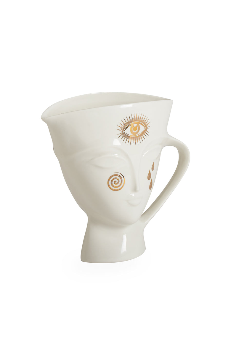Jonathan Adler Gilded Giuliette Pitcher, Alternate, color,
