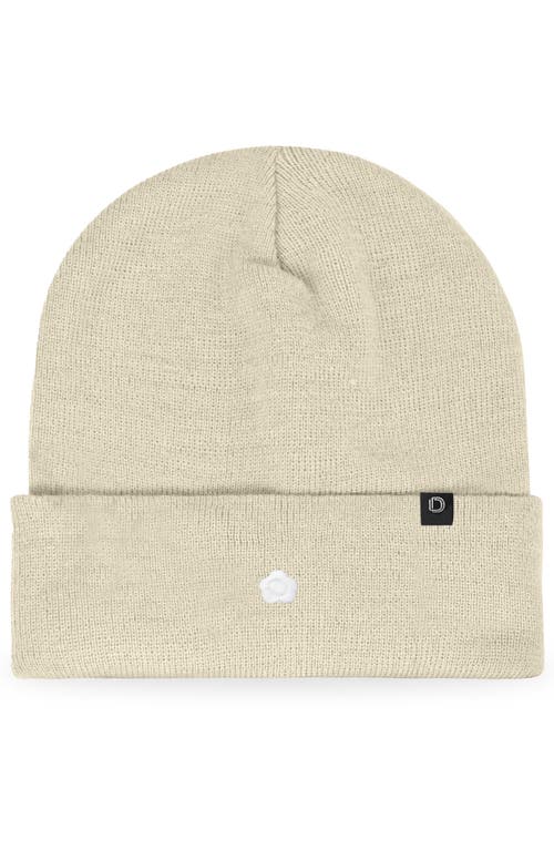 Dalix Lil Flower Beanie Cap In Sand