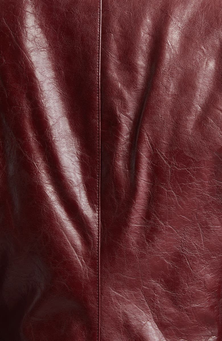 DIESEL<sup>®</sup> G-Ameck Faux Leather Crop Jacket, Alternate, color, Bordeaux