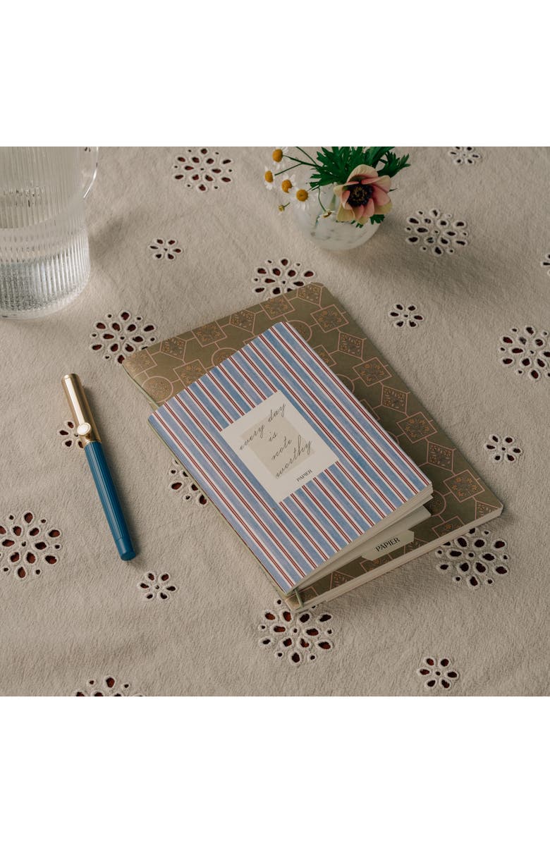 Papier Stripes 2-Pack Softcover Notebooks, Alternate, color, 