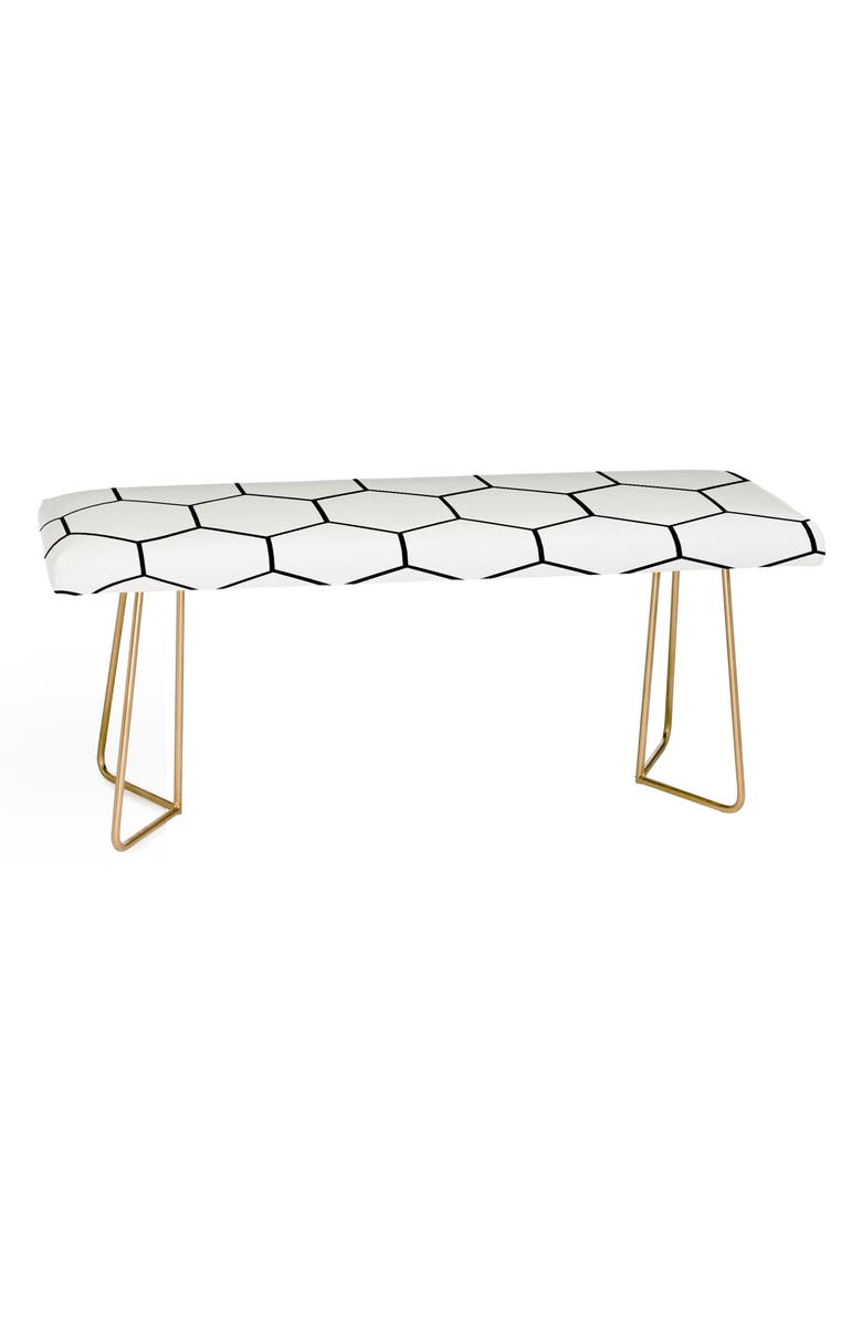 Deny Designs Allyson Johnson Honeycomb Bench, Main, color, 