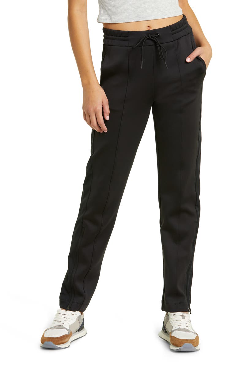 Zella Side Step High Waist Track Pants, Main, color,