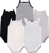 Hudson Baby Soft Cotton Sleeveless Bodysuit