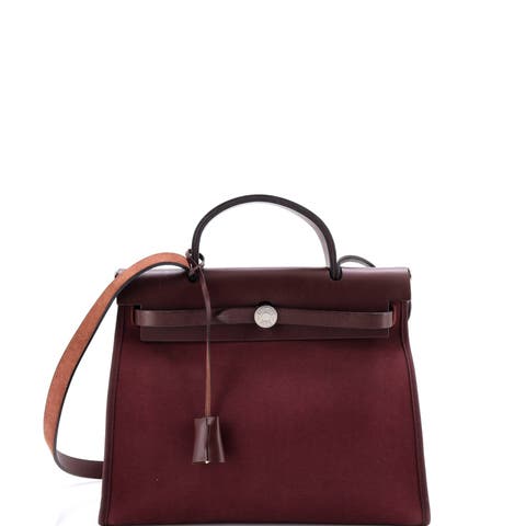 Herbag Zip Leather and Toile 31