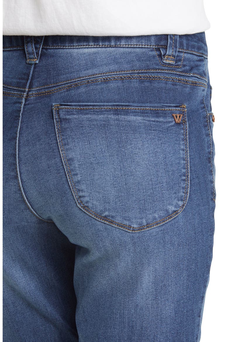 'Ab'Solution Straight Leg Jeans (Nordstrom Exclusive), Alternate, color, BLUE
