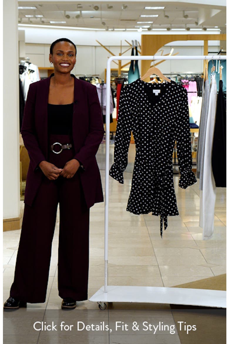 Flower Print Long Sleeve Shirtdress (Women) | Nordstromrack