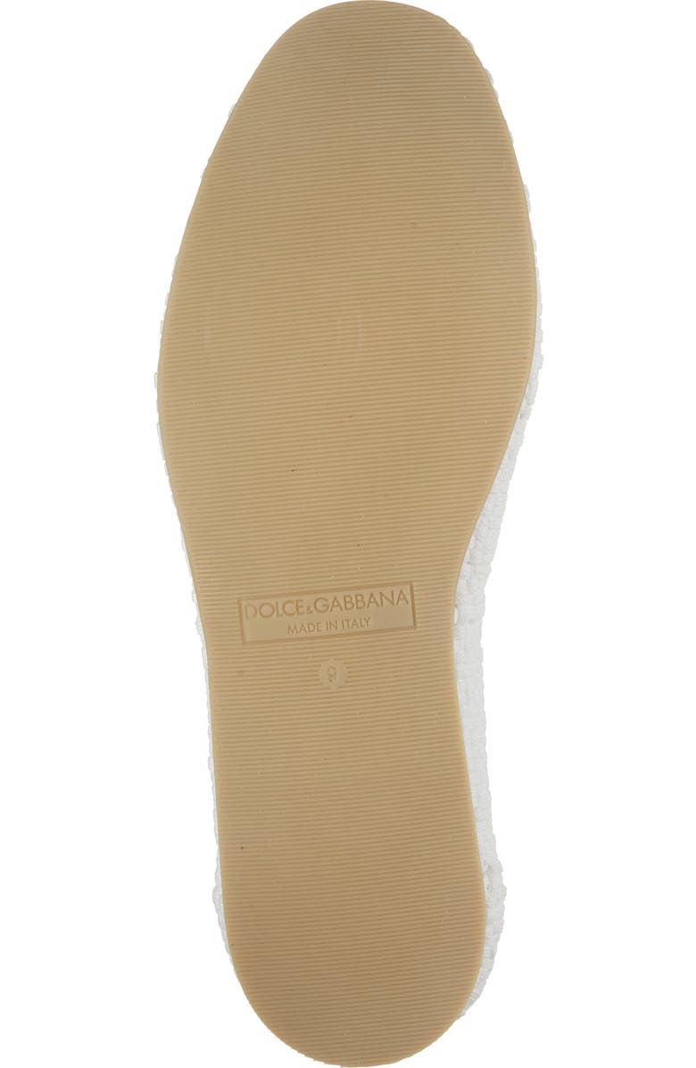 Dolce&Gabbana Woven Slipper, Alternate, color, 80001 Bianco