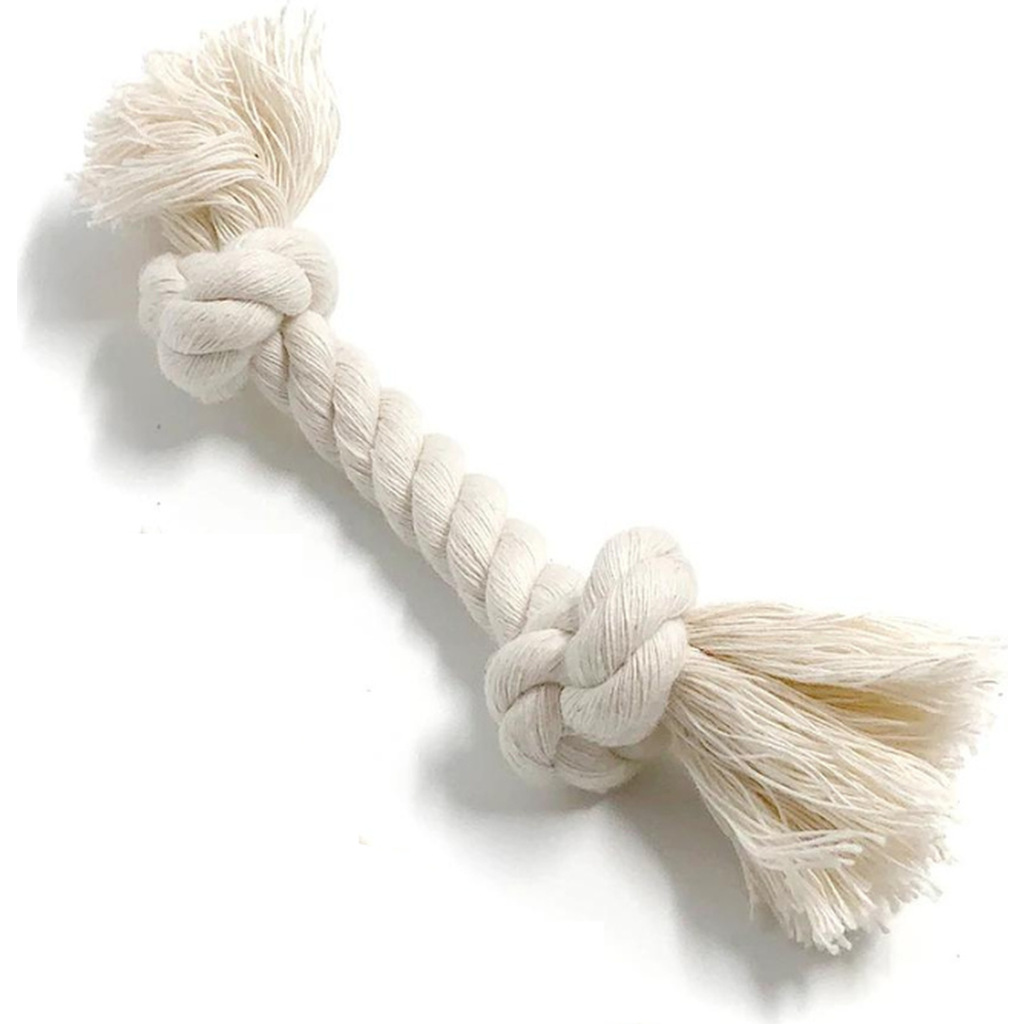 The Kind Pet 100% Organic Cotton Rope Dog Toy in 1" X 14" /2 Knots  product