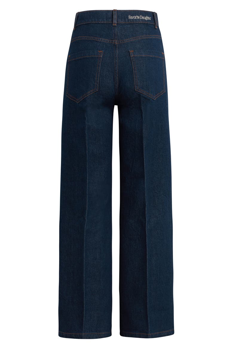 The Jordie Shortie High Waist Wide Leg Jeans, Alternate, color, PEPPER