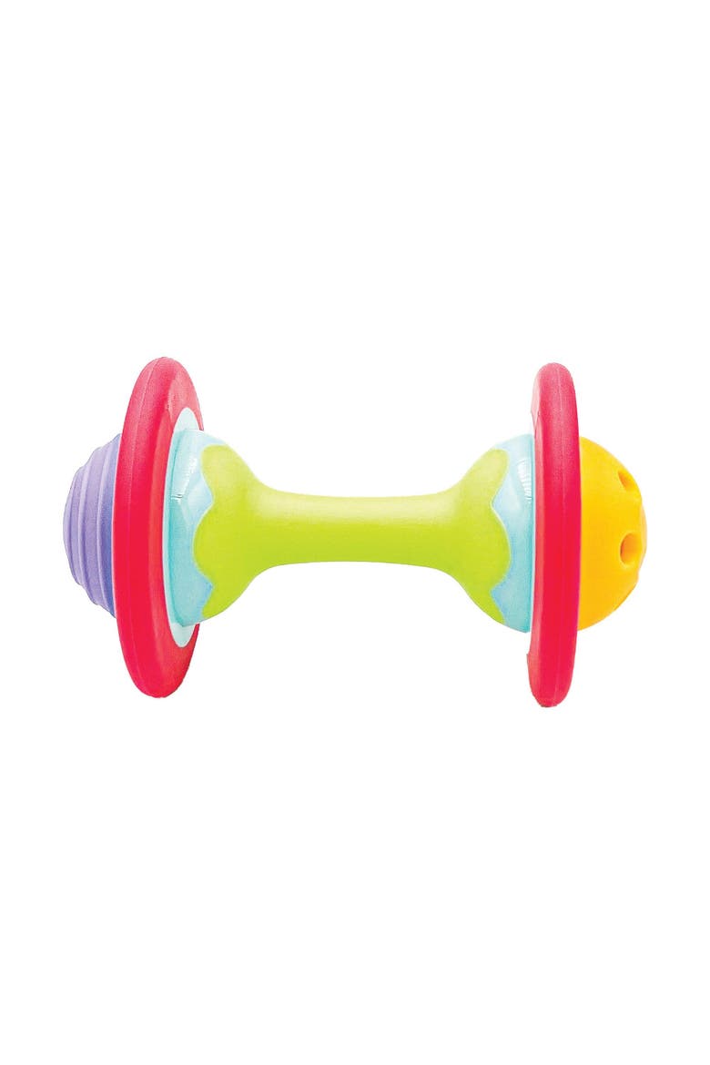 Whistle, Shake, and Roll Rattles - Set of 3, Alternate, color, Multicolored