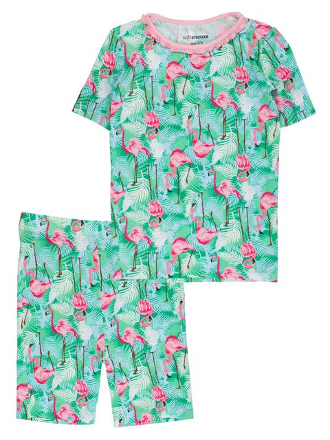 Ruffle Short Sleeve Pajama Set (Kids)
