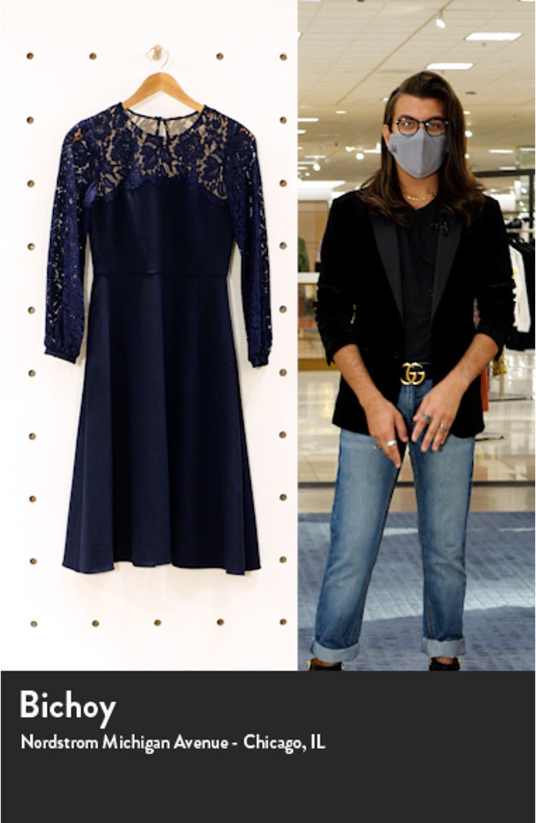 Lace Long Sleeve Midi Dress, sales video thumbnail