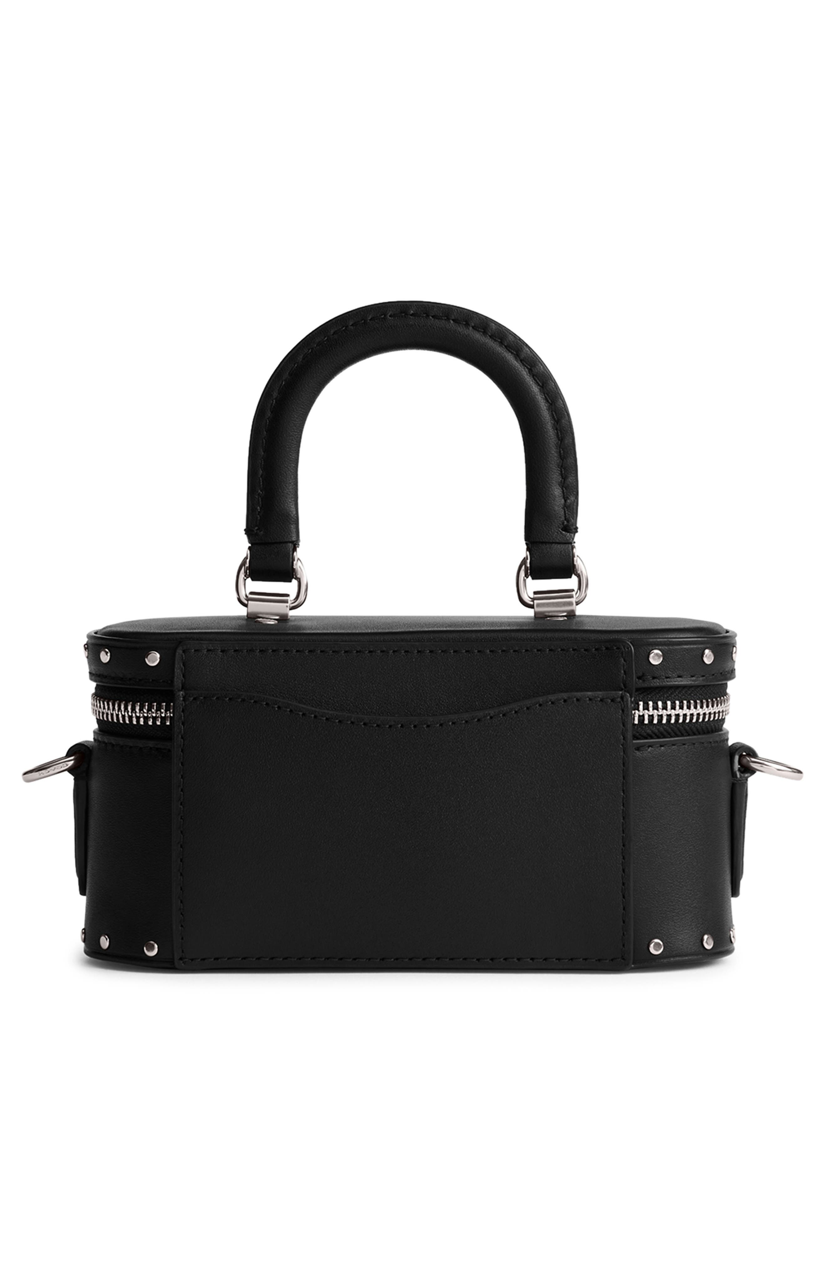 Trail Leather Crossbody Bag, Alternate, color, LH/ BLACK