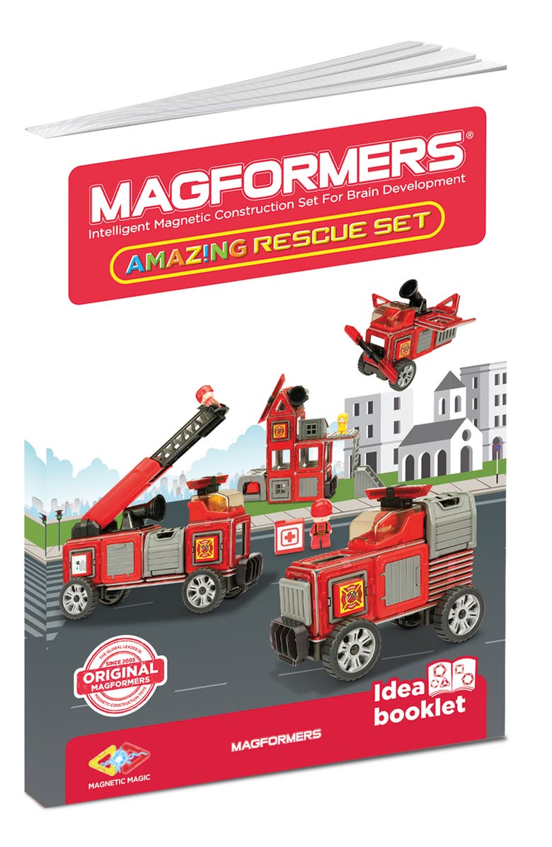 Magformers Amazing Rescue 50-Piece Magnetic Construction Set, Alternate, color,