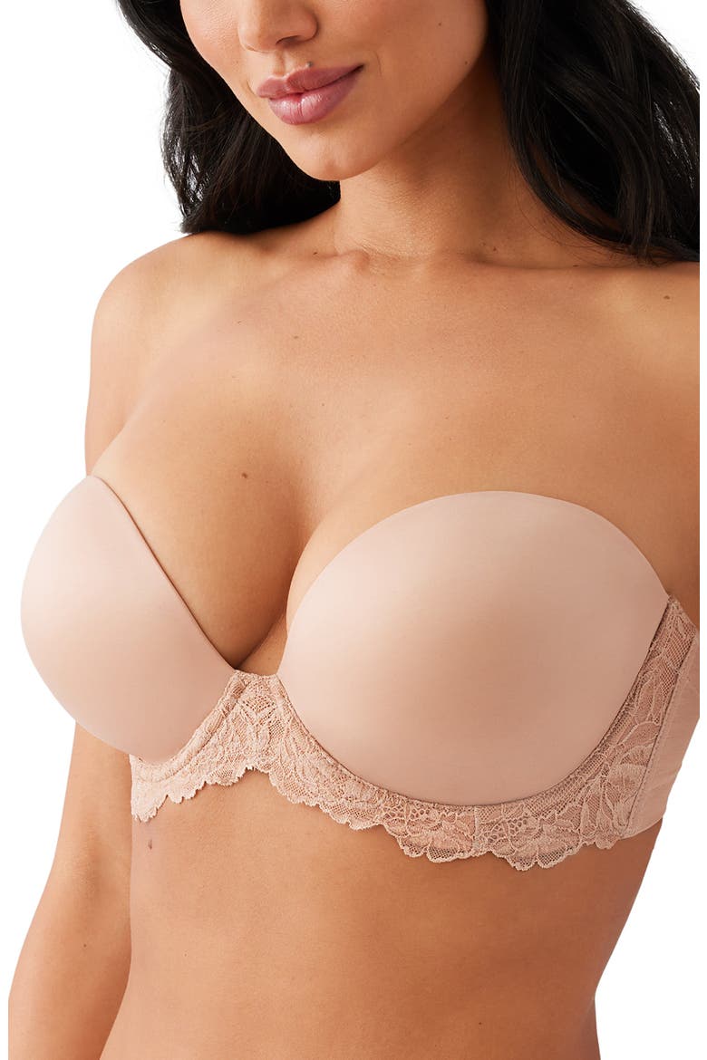Self-Assured Underwire Convertible Push-Up Bra, Alternate, color, ROEBUCK