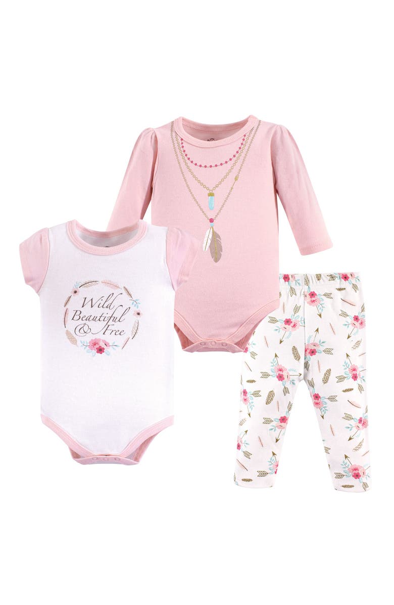 Little Treasure L and S, S and S Bodysuit and Pant, Main, color, Boho