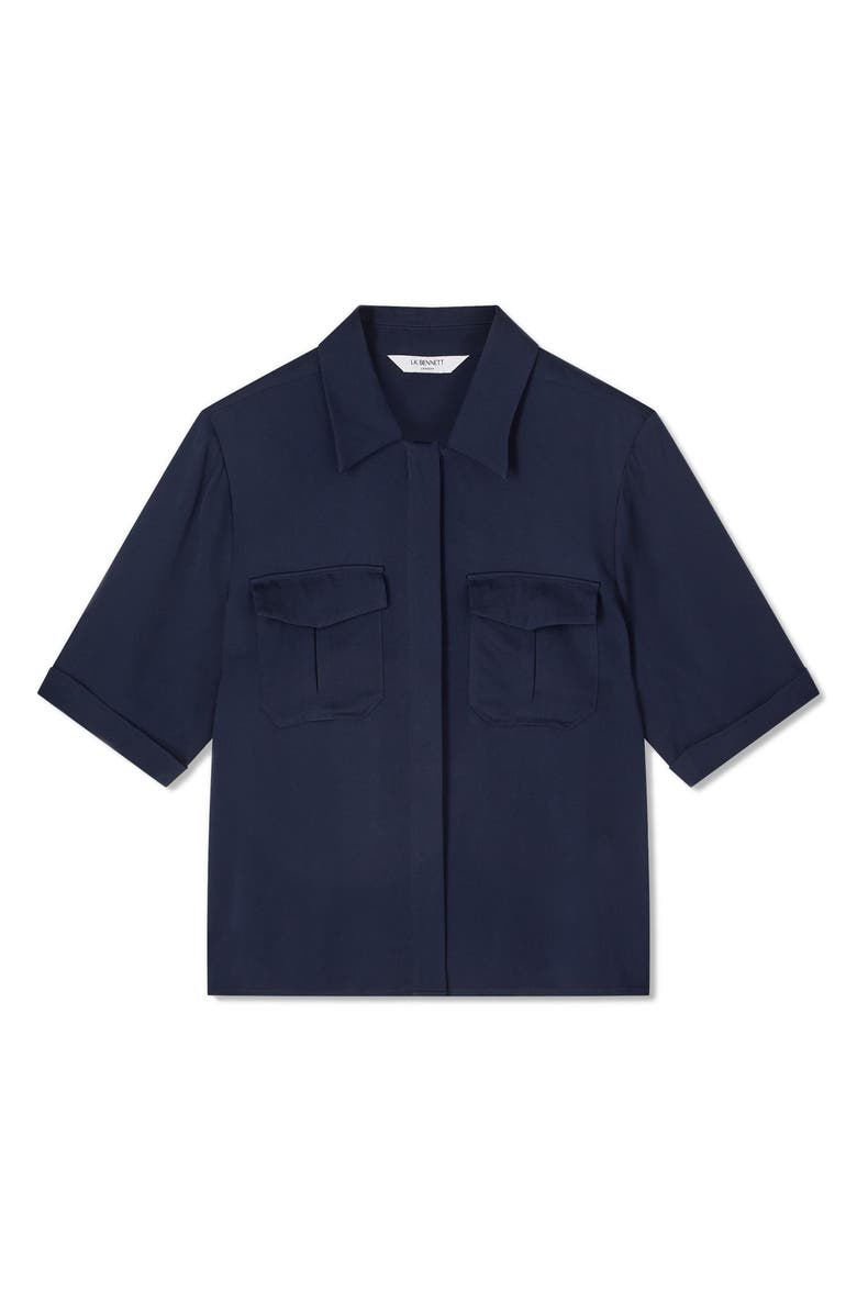 LK Bennett Luna Cargo Shirt, Alternate, color, 