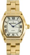 Peugeot Status Roman Numeral Barrel Bracelet Watch- 36x33MM