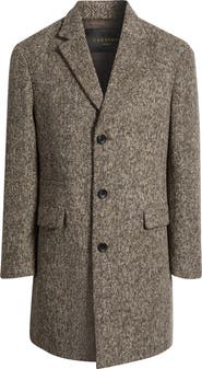 Cardinal of Canada Sherwood Wool & Alpaca Blend Herringbone Topcoat