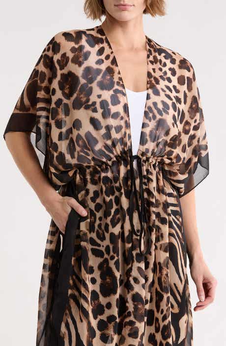 Vince Camuto Mixed Animal Print Topper
