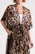 Vince Camuto Mixed Animal Print Topper