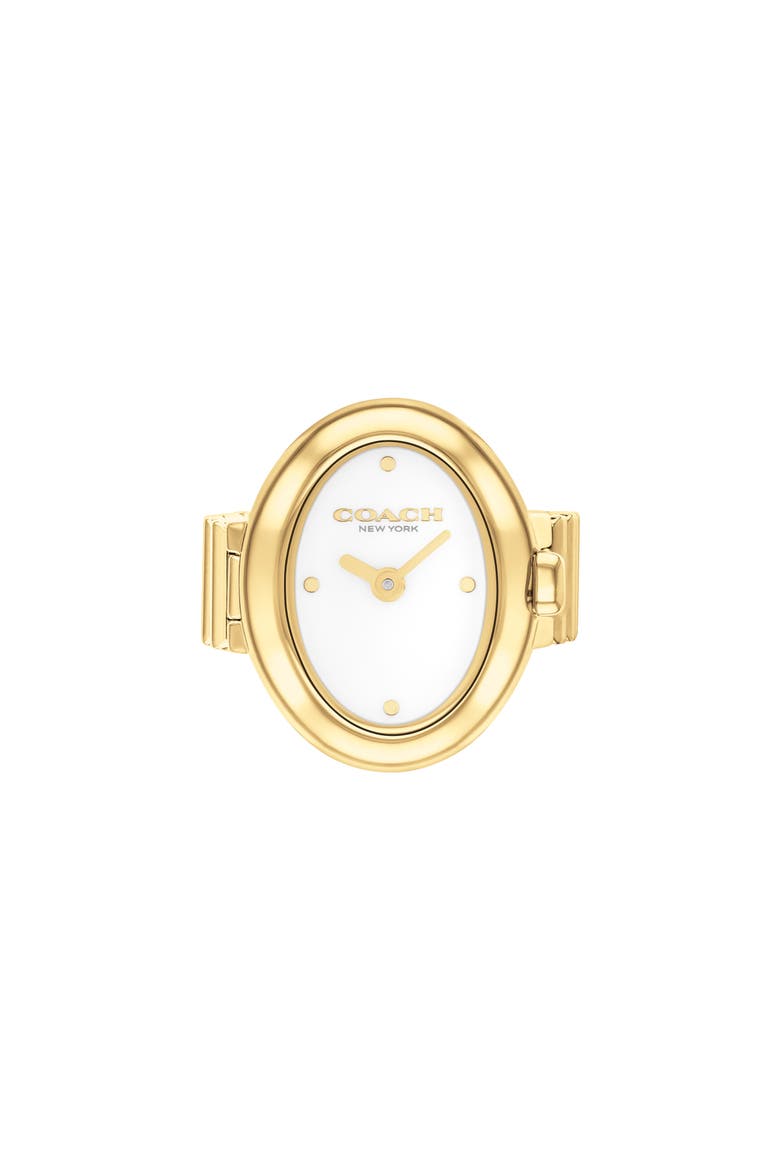 Sammy Ring Watch, 18mm x 22.5mm, Main, color, GOLD