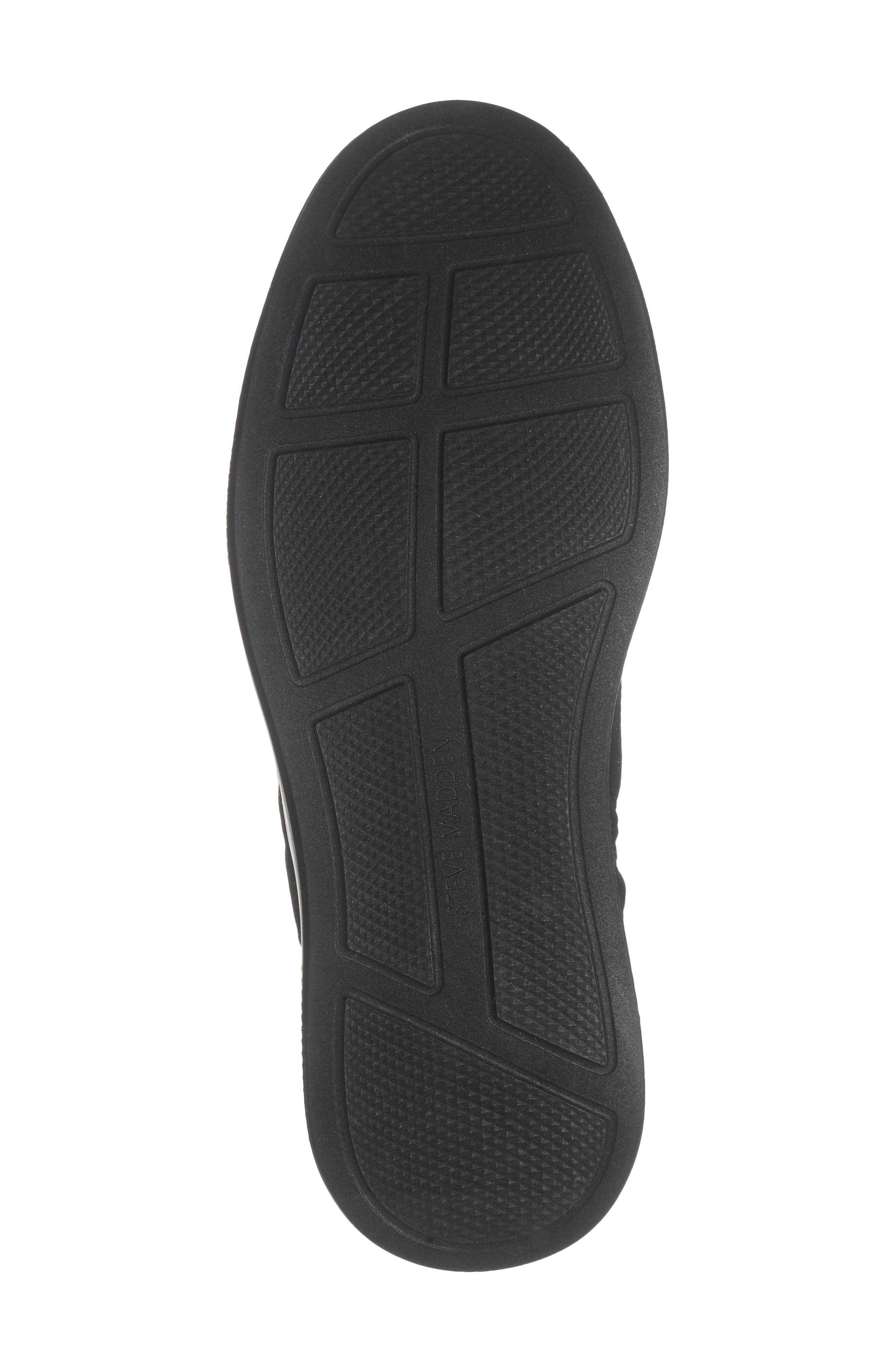 Steve Madden Nellis Sneaker, Alternate, color, Black Fabric