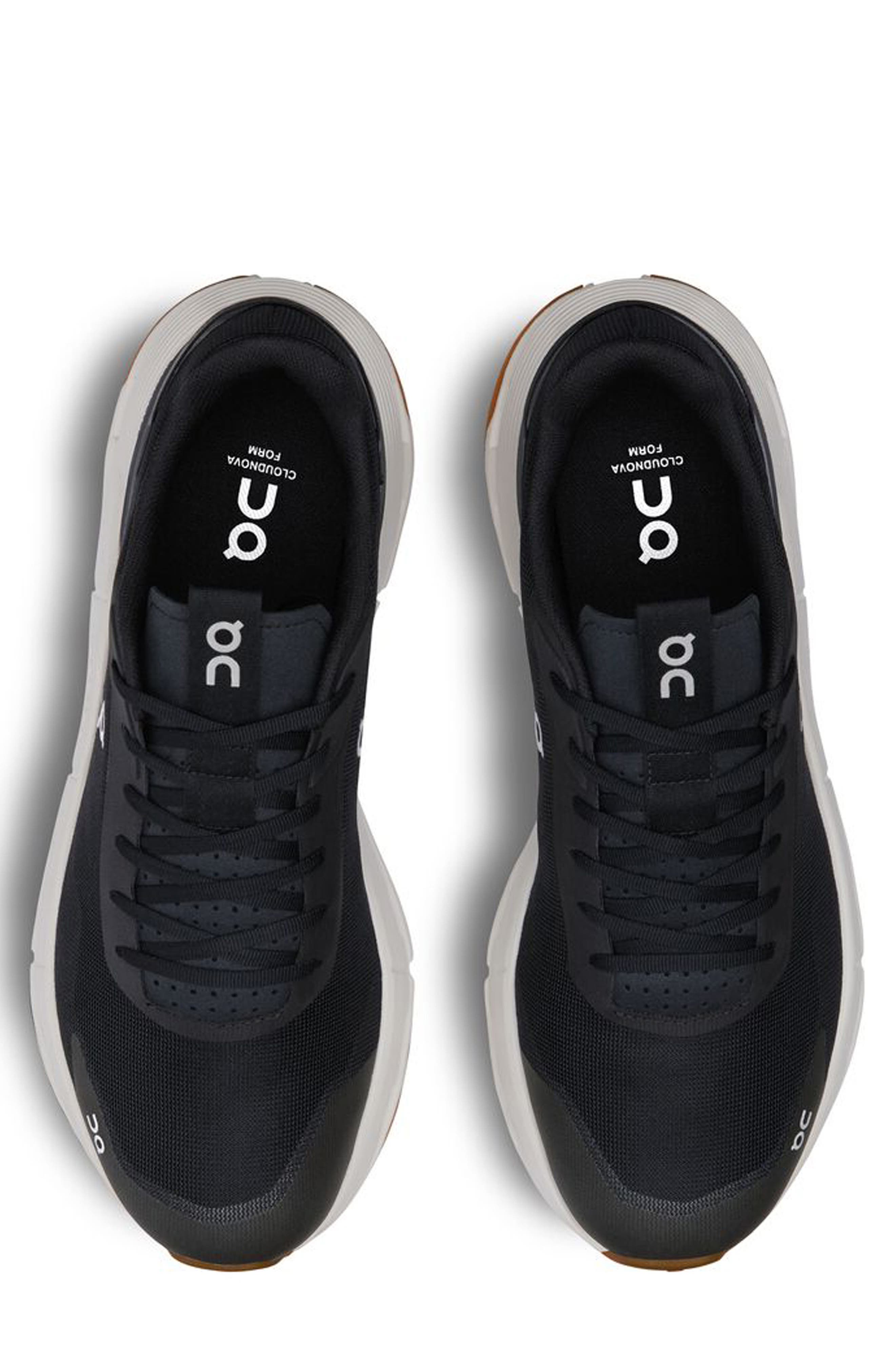 On Cloudnova Form 2 Sneaker, Alternate, color, Black/ Ivory